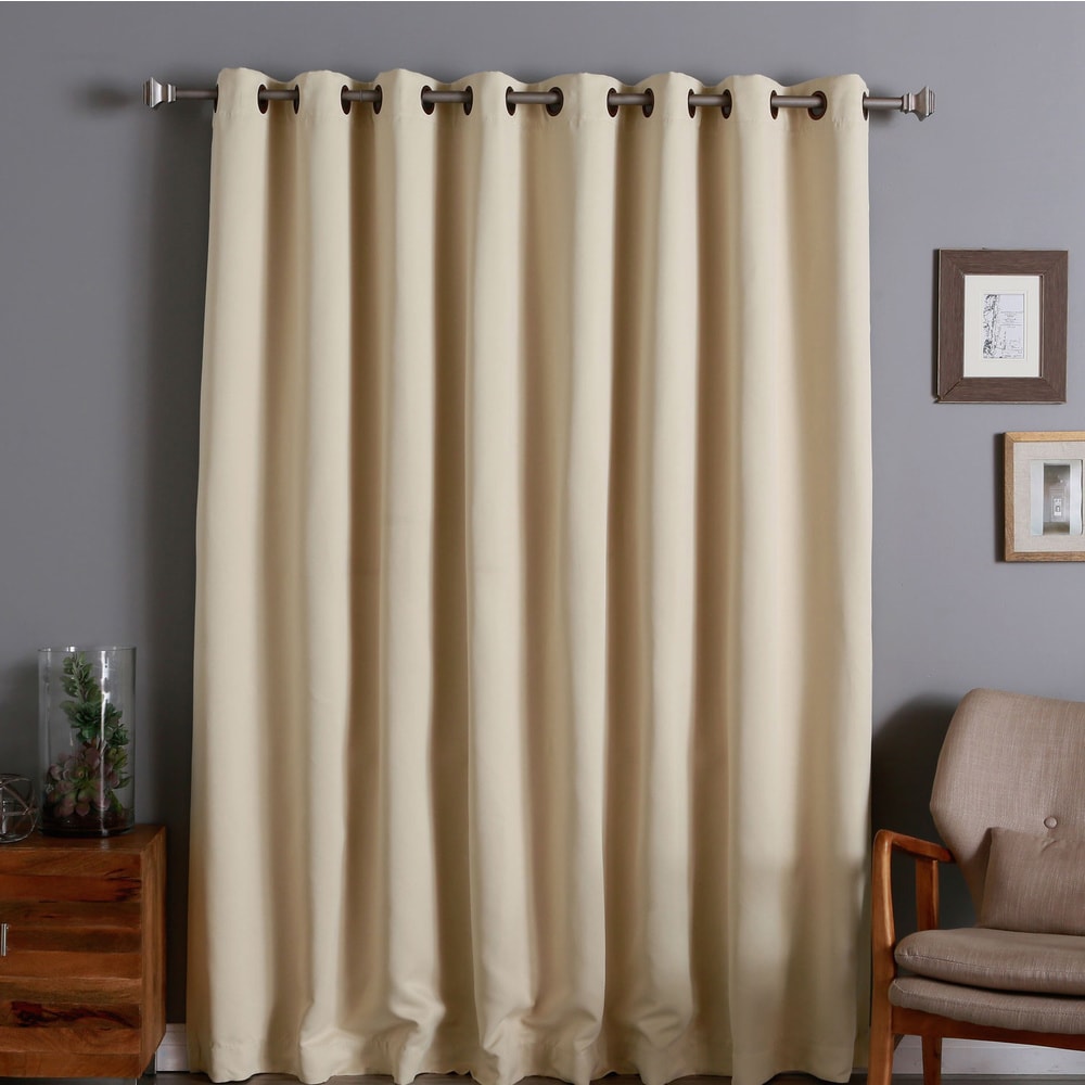 Aurora Home Extra Wide Thermal 96-inch Blackout Curtain Panel - 100 x 96 - 100 x 96