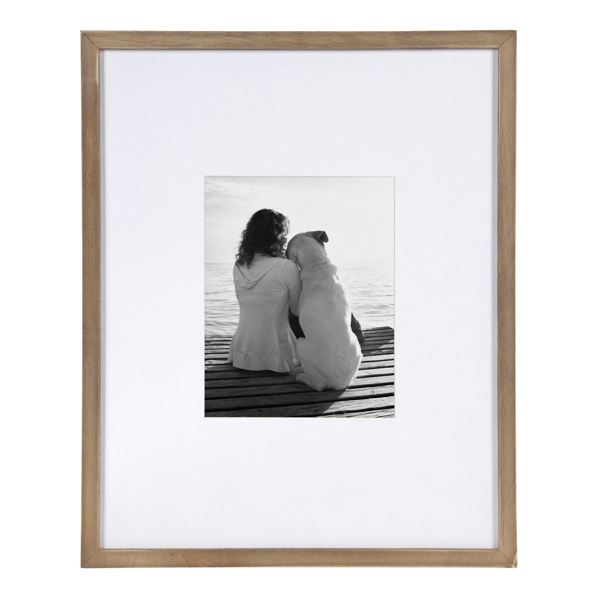 DesignOvation Gallery Wood Wall Picture Frame, Set of 2