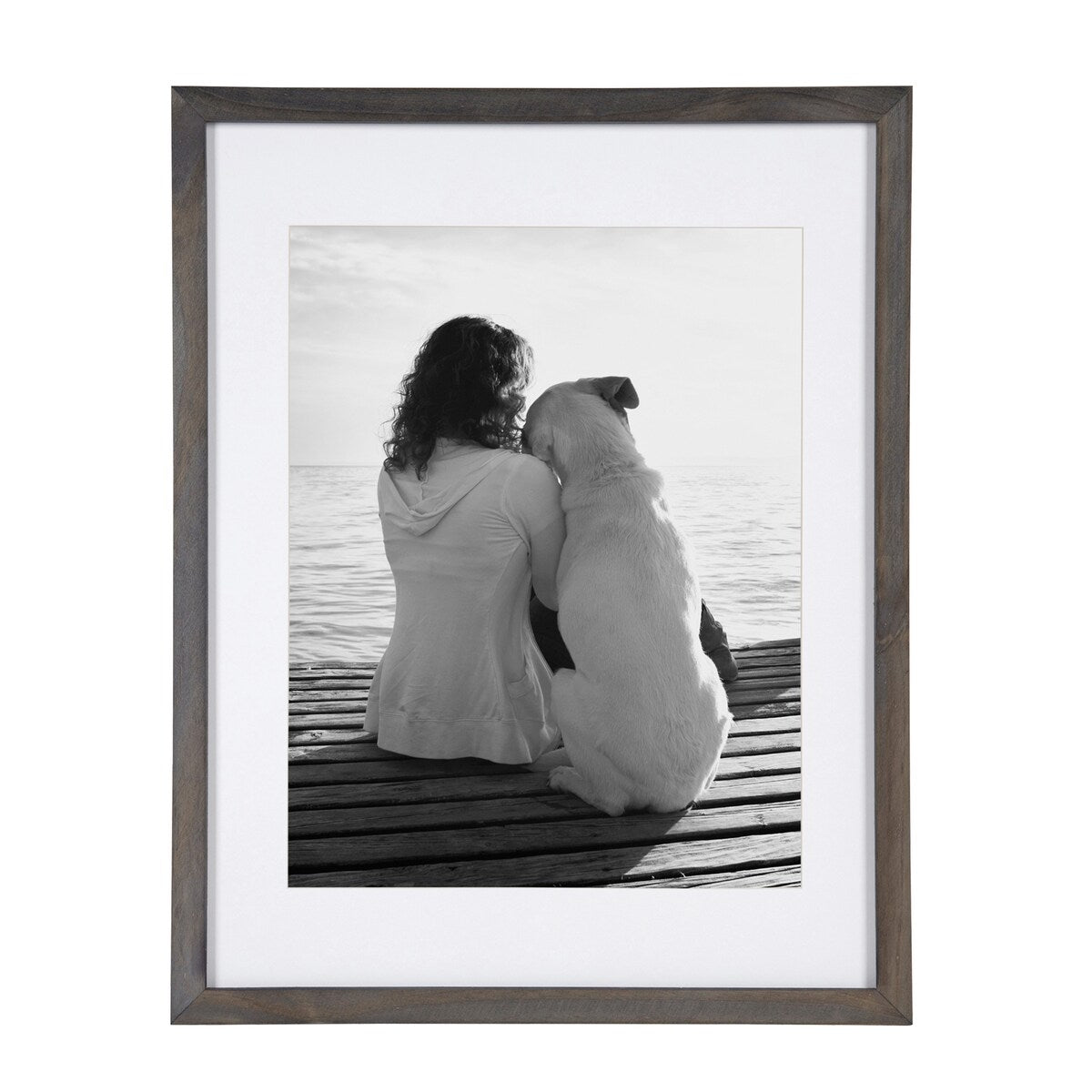 DesignOvation Gallery Wood Wall Picture Frame, Set of 2