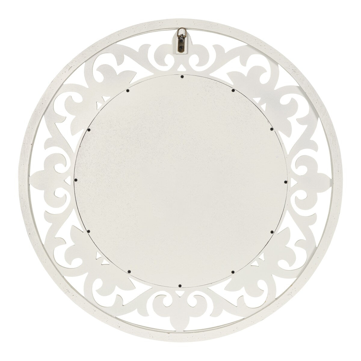 Kate and Laurel Shovali Rustic Round Mirror