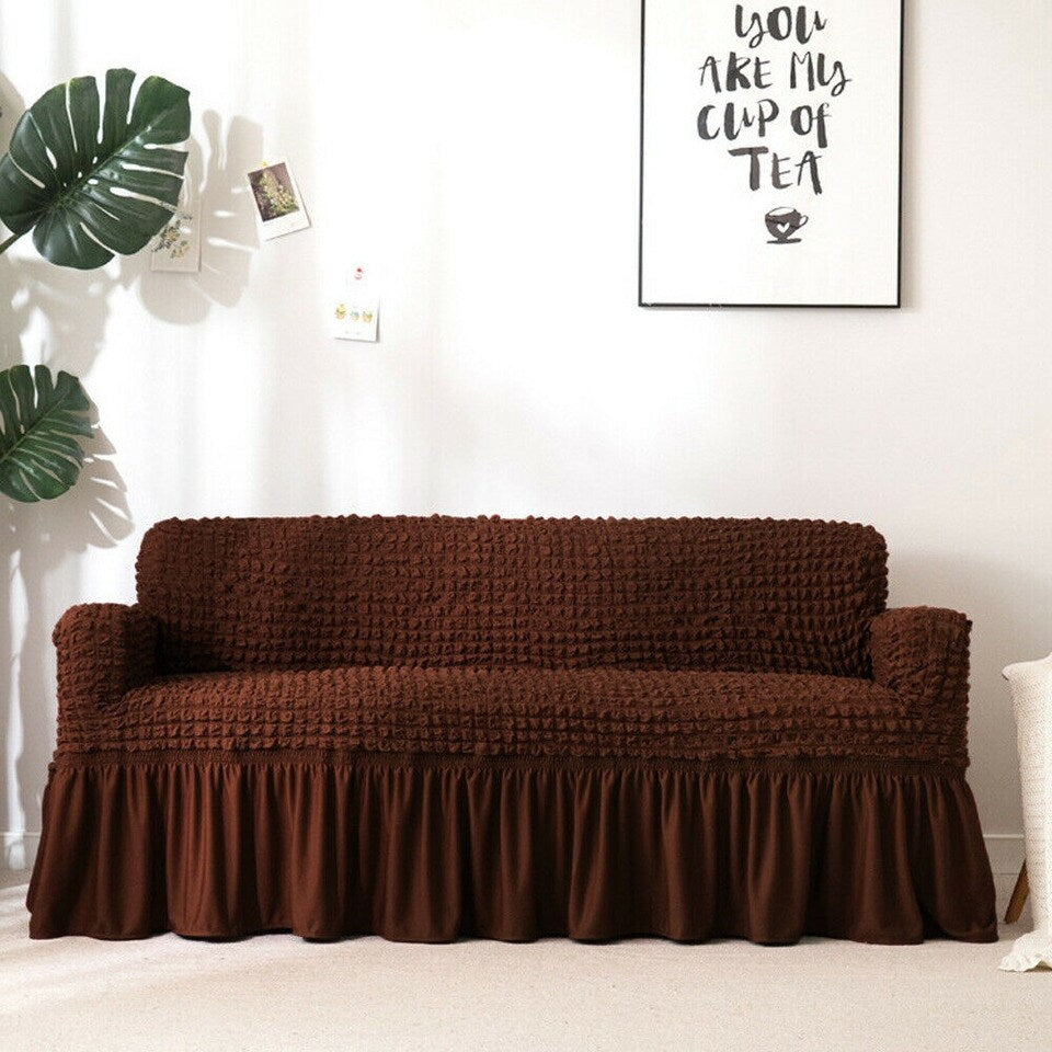 4 Seater 3D Bubble Lattice Spandex Sofa Cover