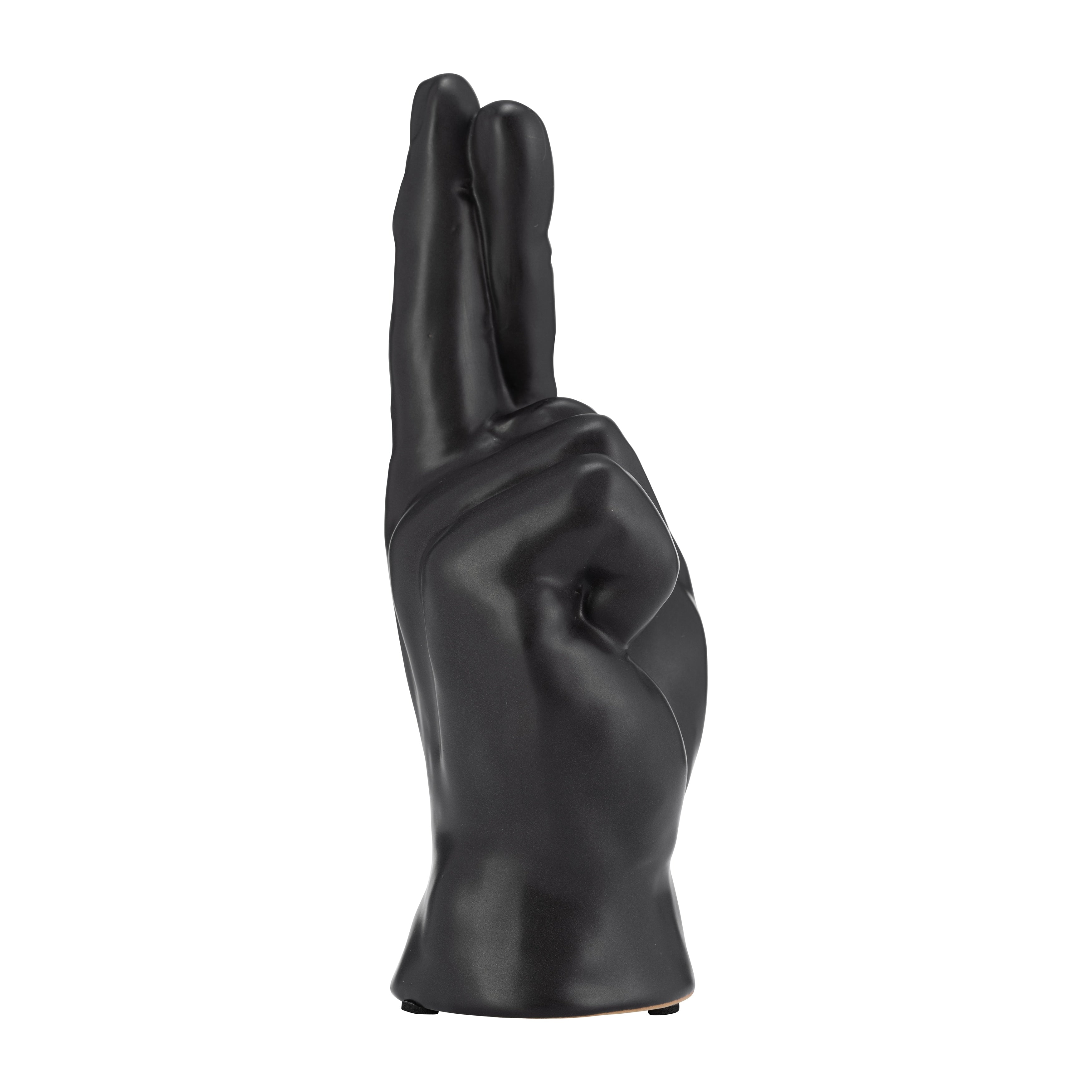 Sagebrook Home Ceramic Hand Statue Decor Symbols