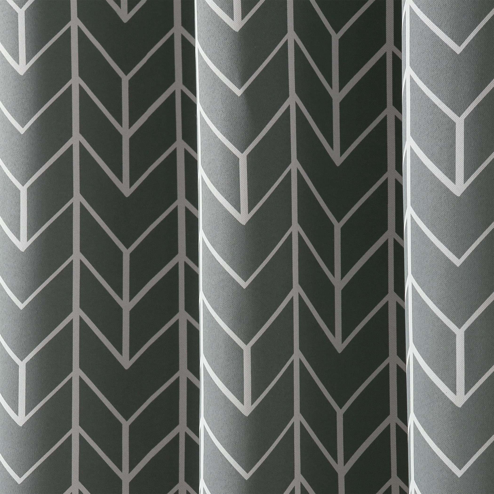 Sun Zero Kenwood Chevron Blackout Grommet Curtain Panel, Single Panel