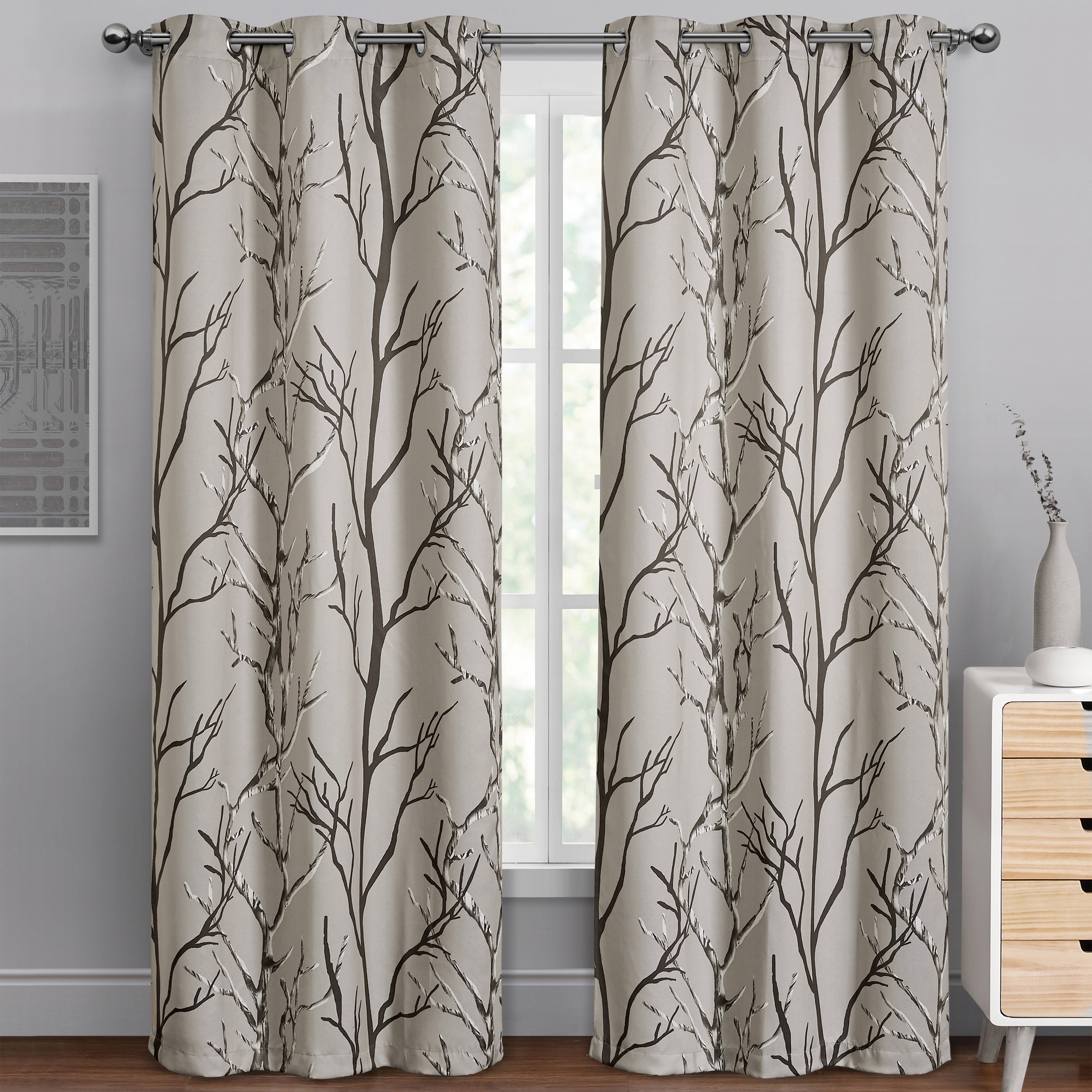 VCNY Home Kingdom Branch Blackout Curtain Panel