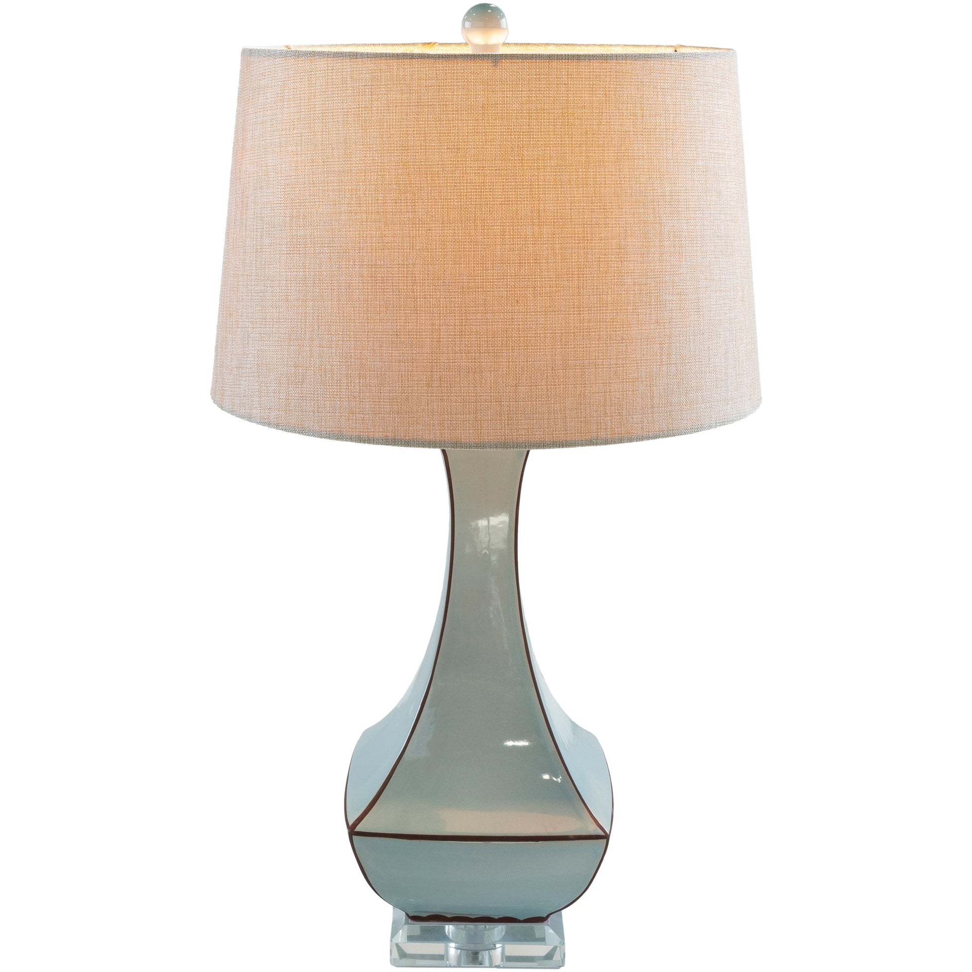 Livabliss Enclave Glazed Table Lamp