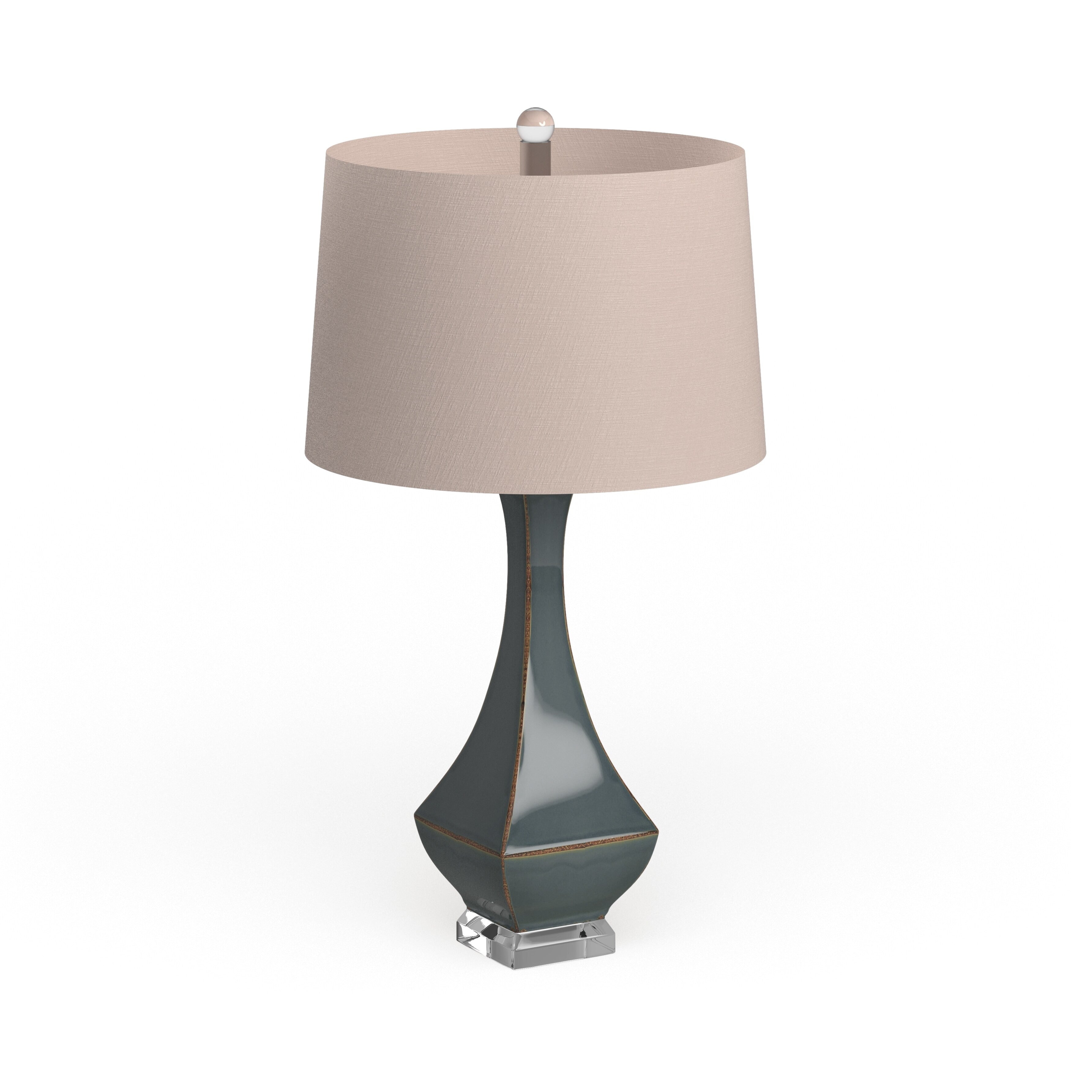 Livabliss Enclave Glazed Table Lamp