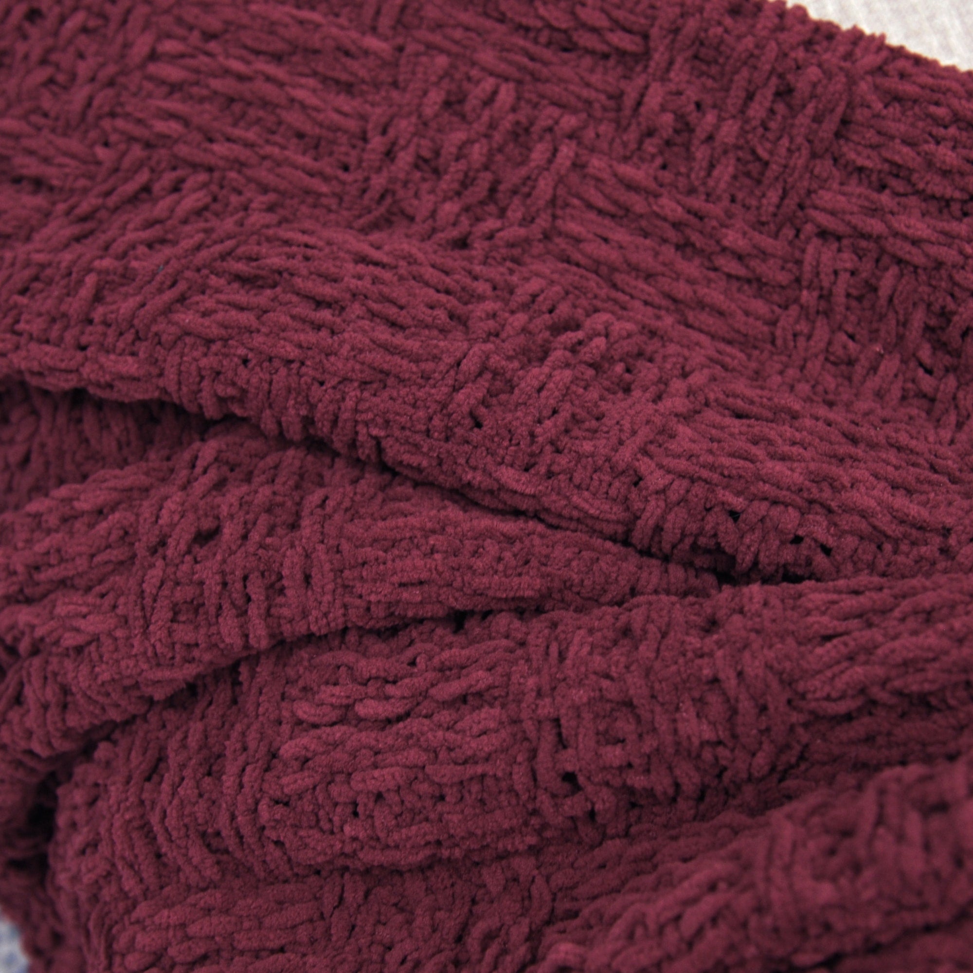 Cable Knitted Couch Cover Throw Blanket