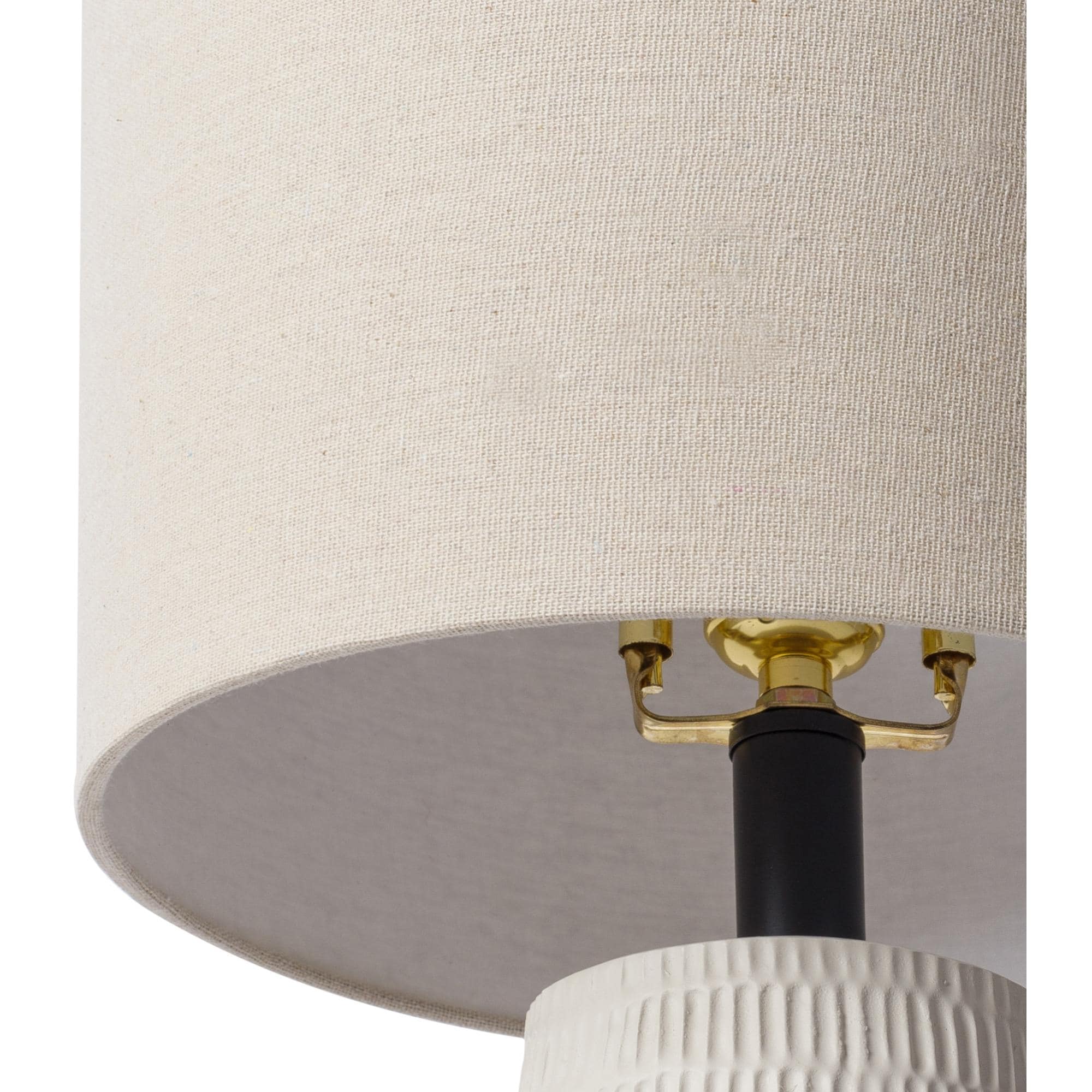 Leipzig Classic Textured Resin Tall Table Lamp - 21H x 10W x 10D