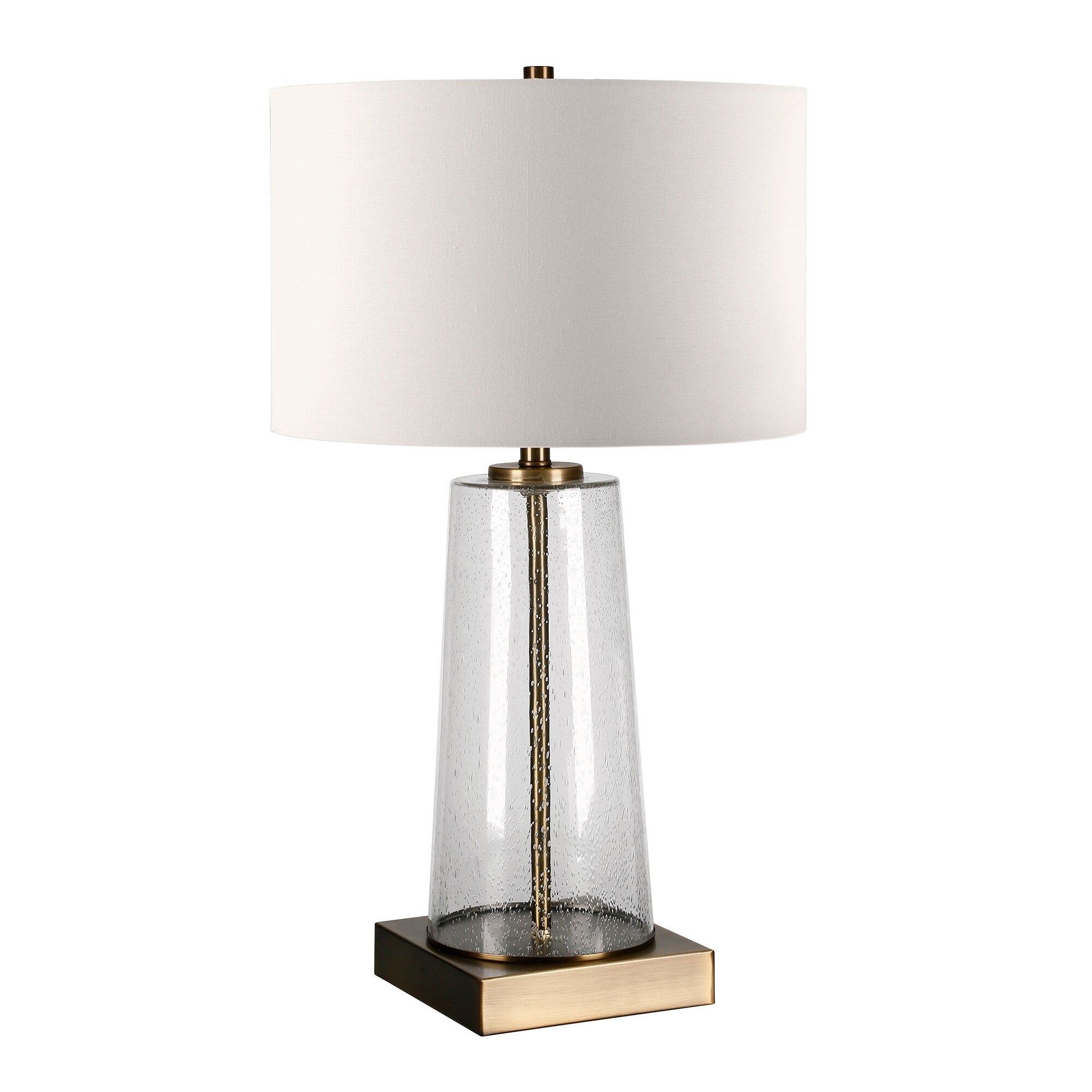 Dax Tapered Seeded Glass Table Lamp