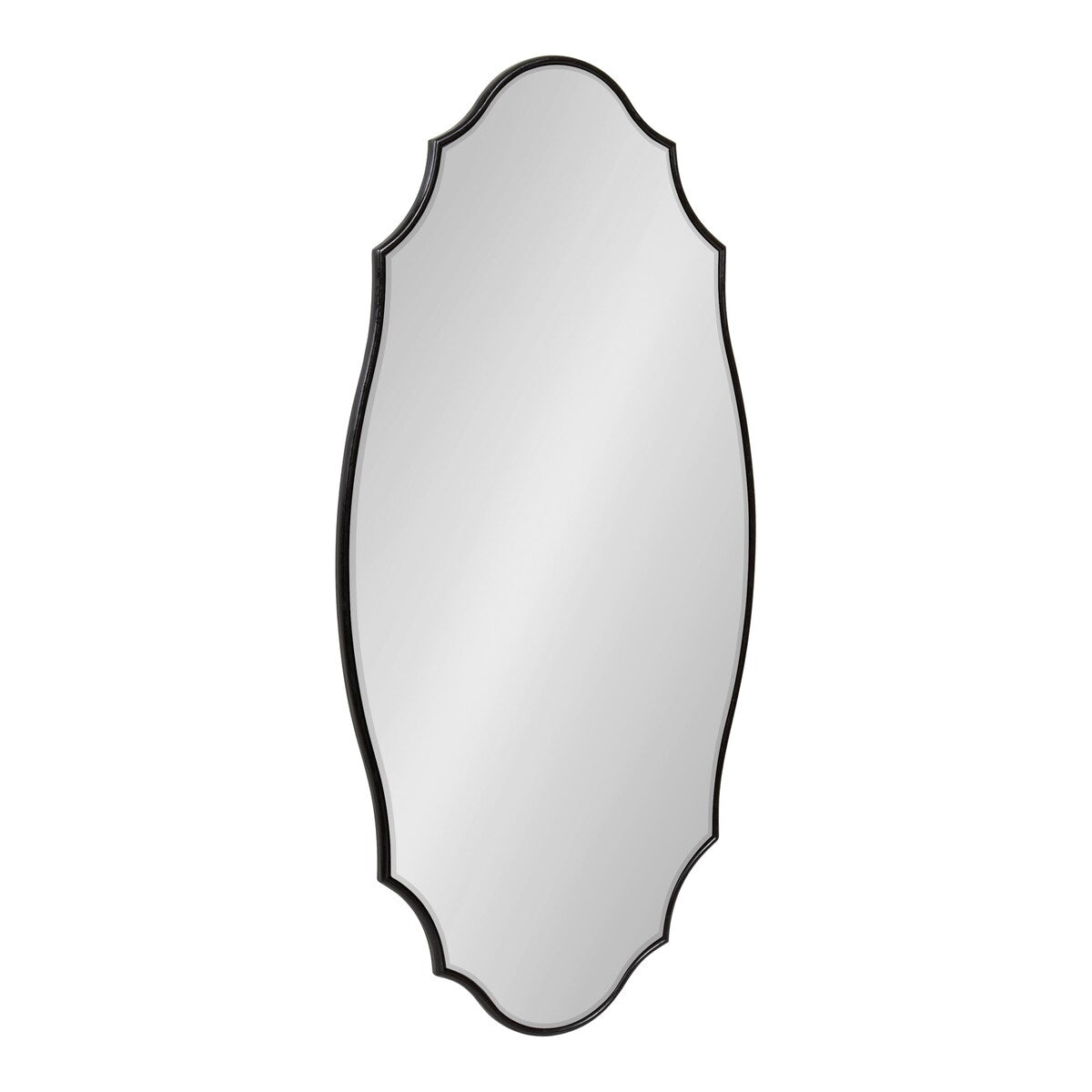 Kate and Laurel Leanna Scalloped Oval Wall Mirror