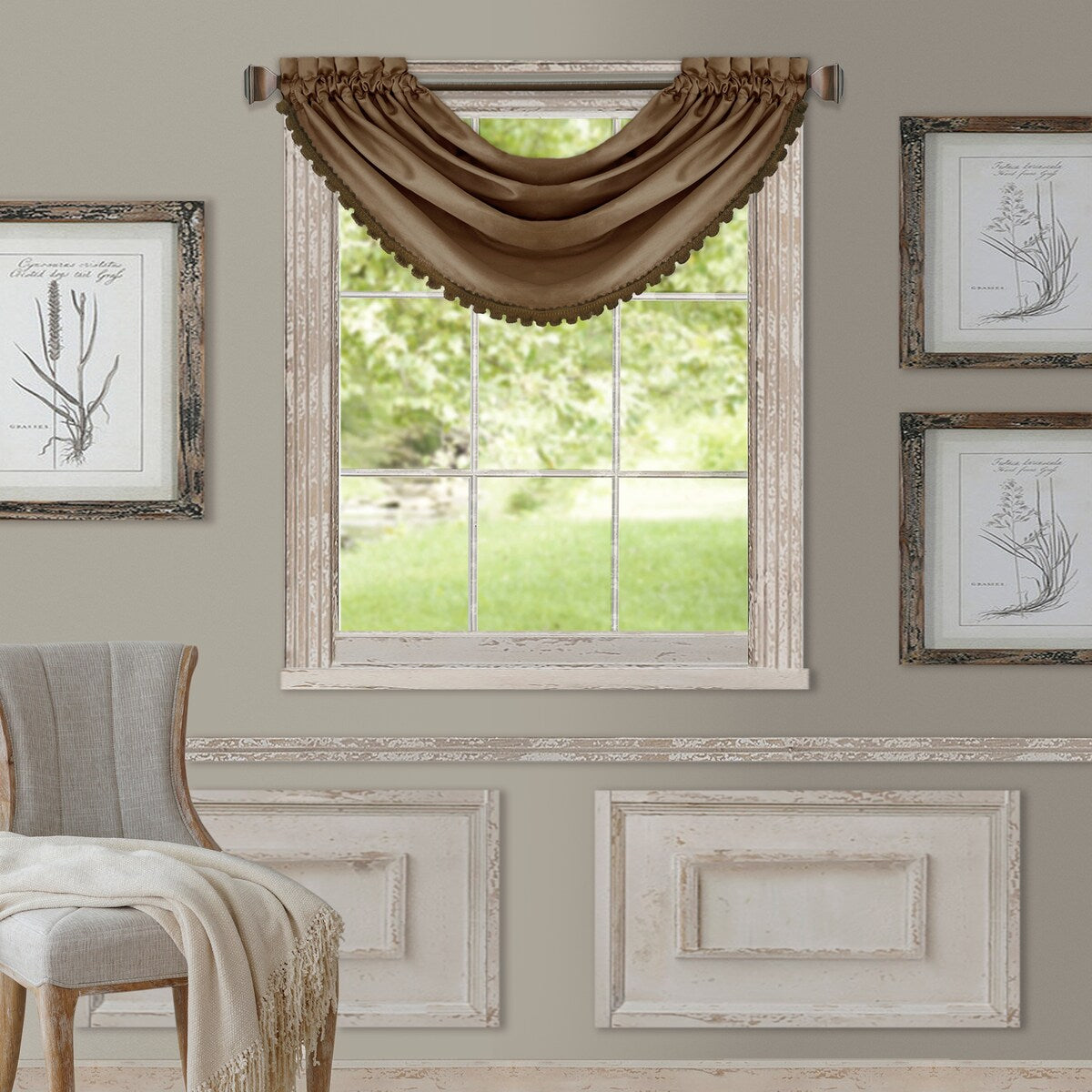 All Seasons Waterfall Window Valance - 52x36