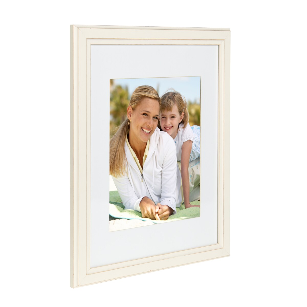 DesignOvation Kieva 11x14 matted to 8x10 Wood Picture Frame, Set of 4