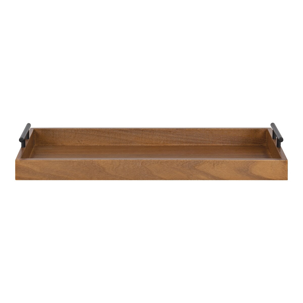 Kate and Laurel Lipton Narrow Rectangle Wood Accent Tray - 10x24