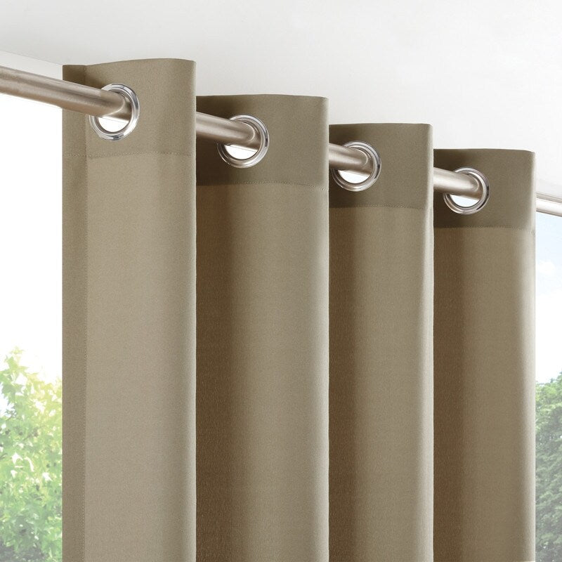 Waverly Sun n Shade Hampton Solid Indoor/Outdoor Grommet Panel