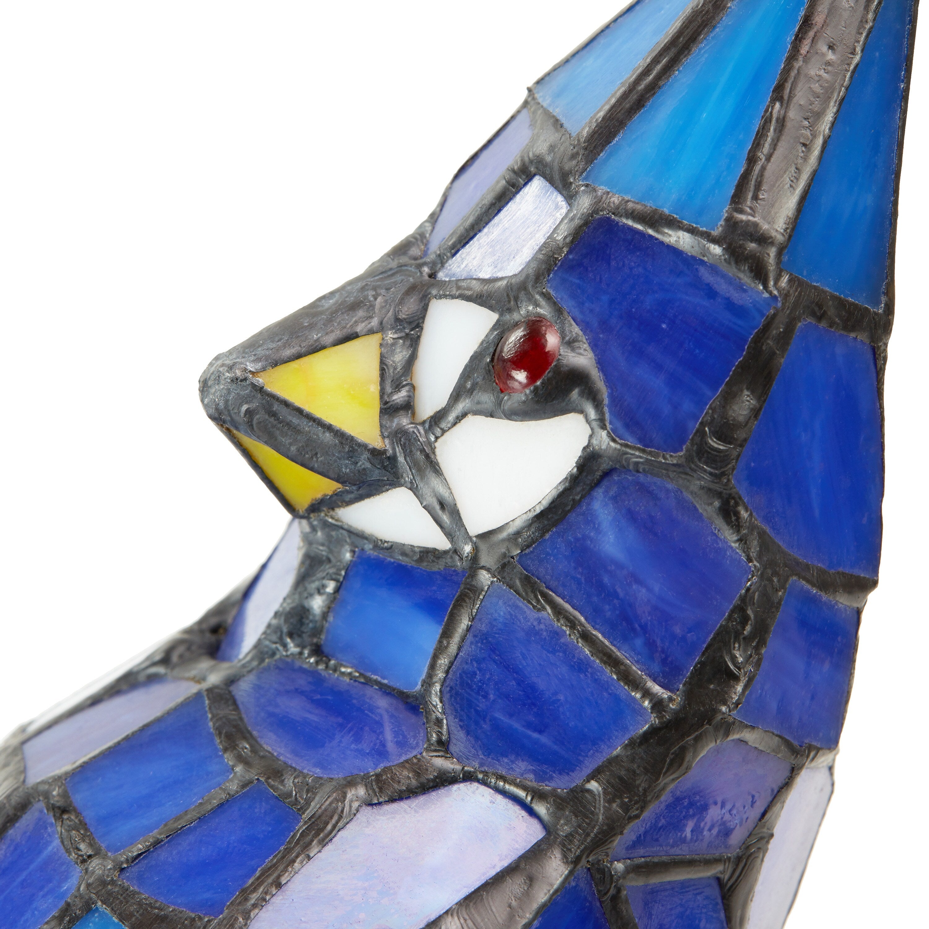 River of Goods 13.5H Stained Glass Bird Accent Lamp