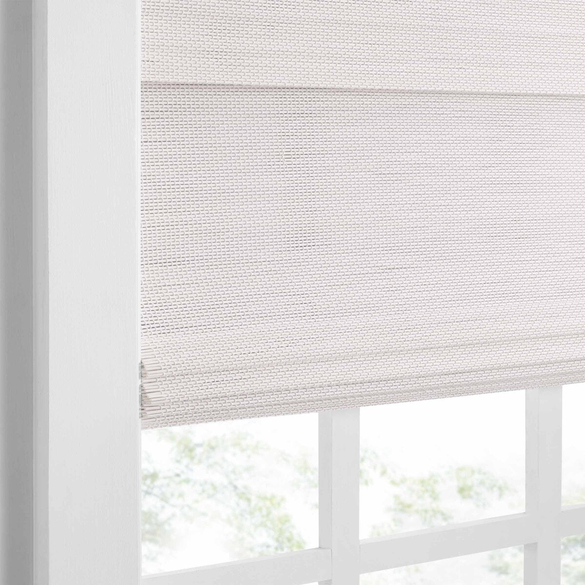 Eclipse Bamboo Cordless Light Filtering Privacy Roman Shade