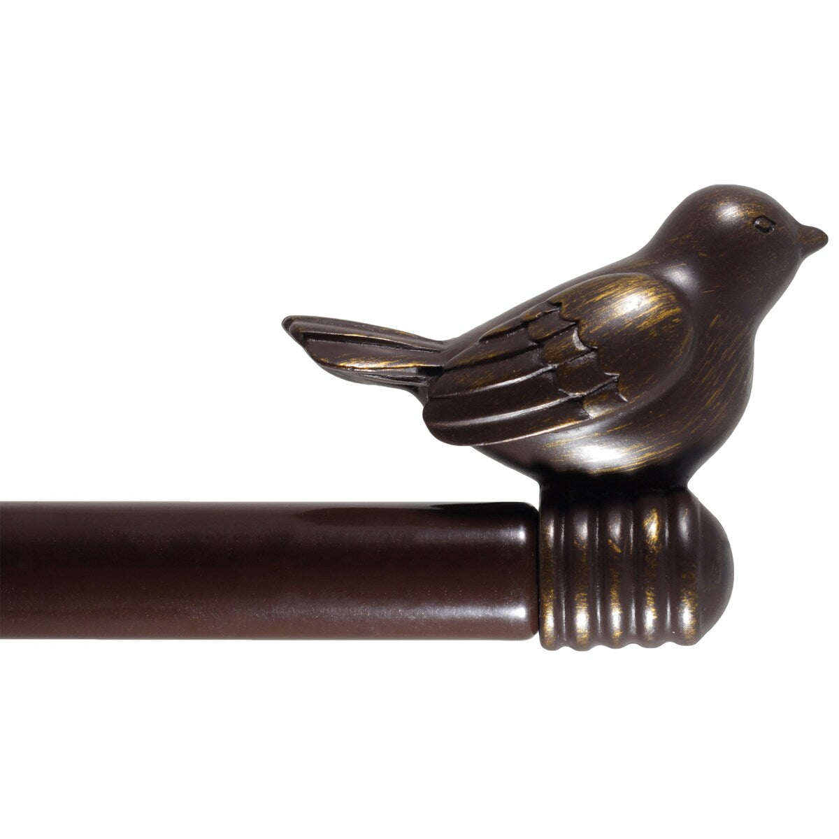 Cute Bird Finial Adjustable Decorative Designer Curtain Rod