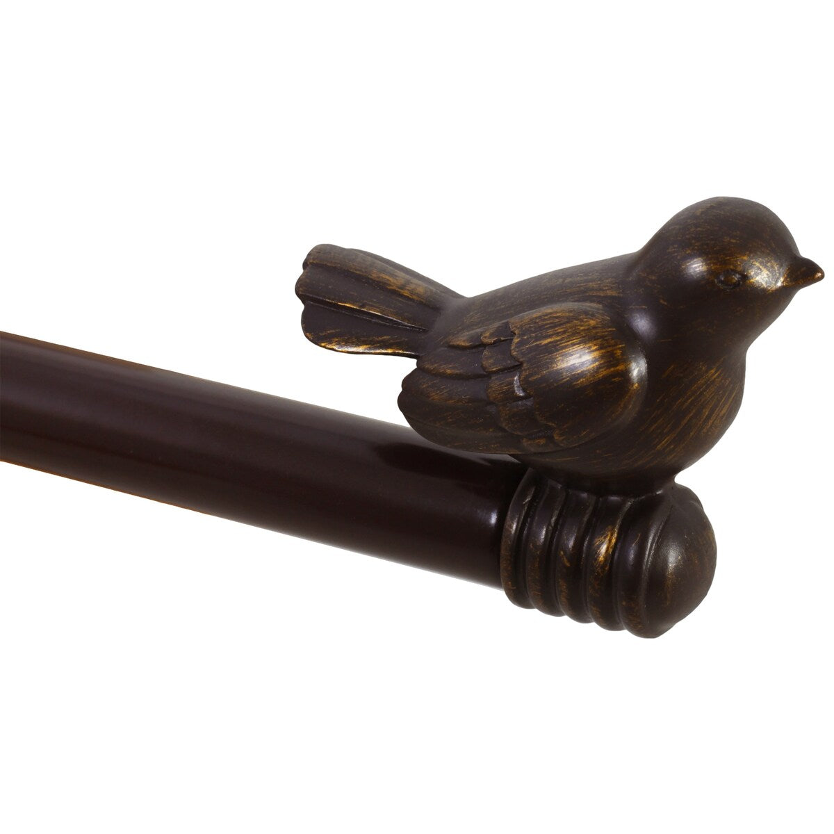 Cute Bird Finial Adjustable Decorative Designer Curtain Rod