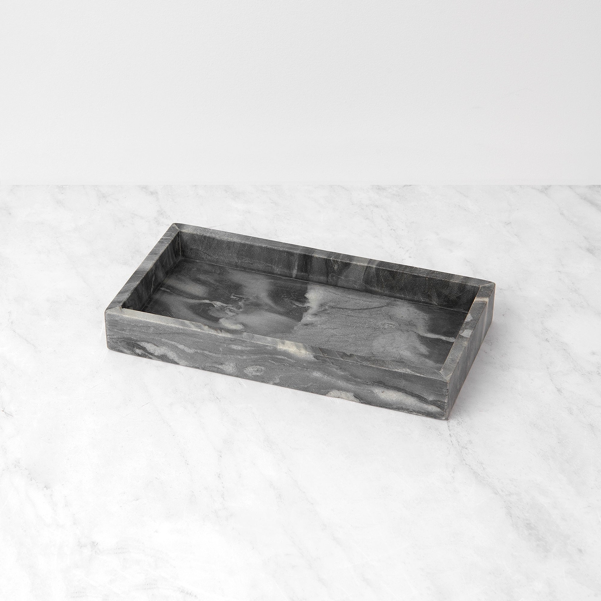 Aurora Home Marble Rectangle Tray