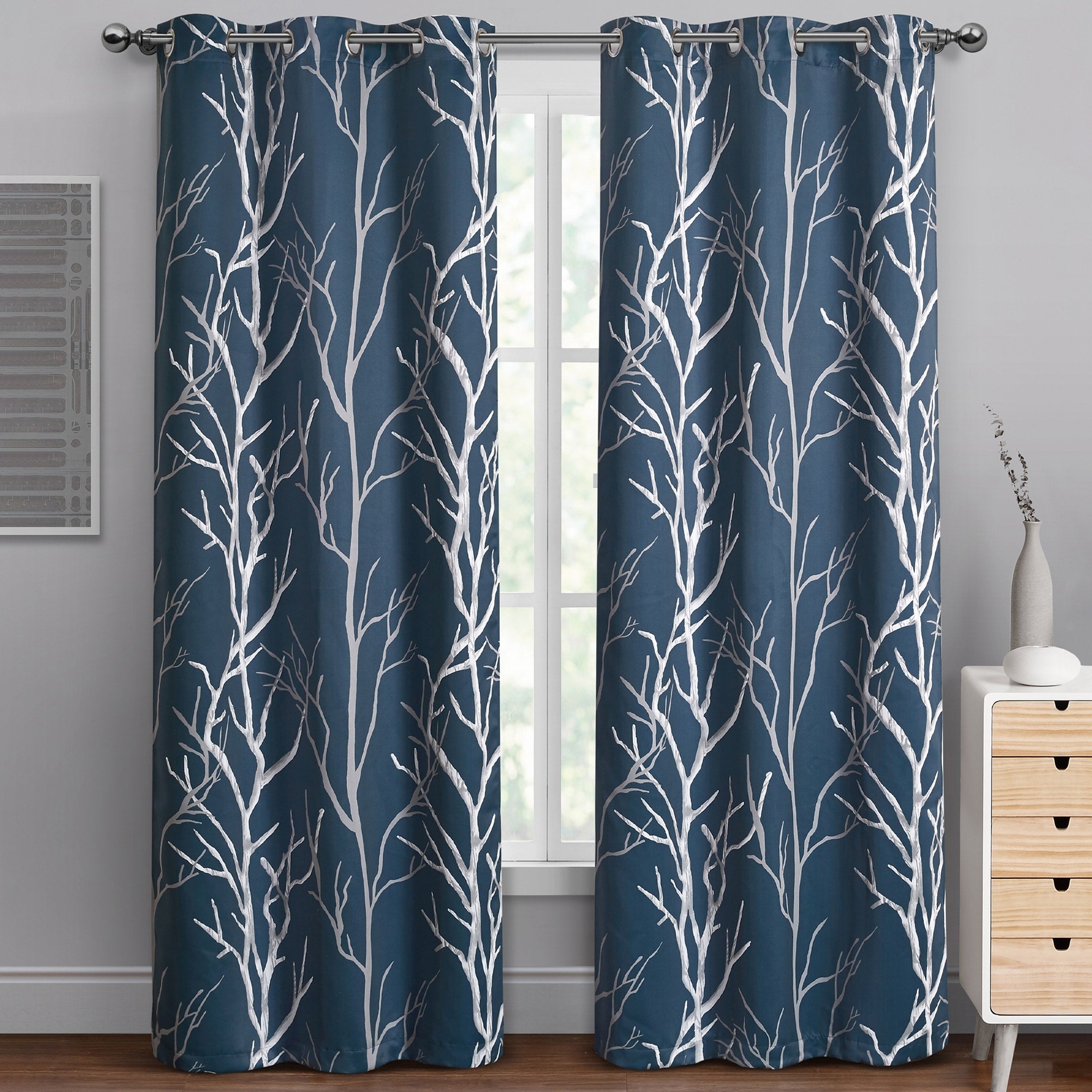 VCNY Home Kingdom Branch Blackout Curtain Panel