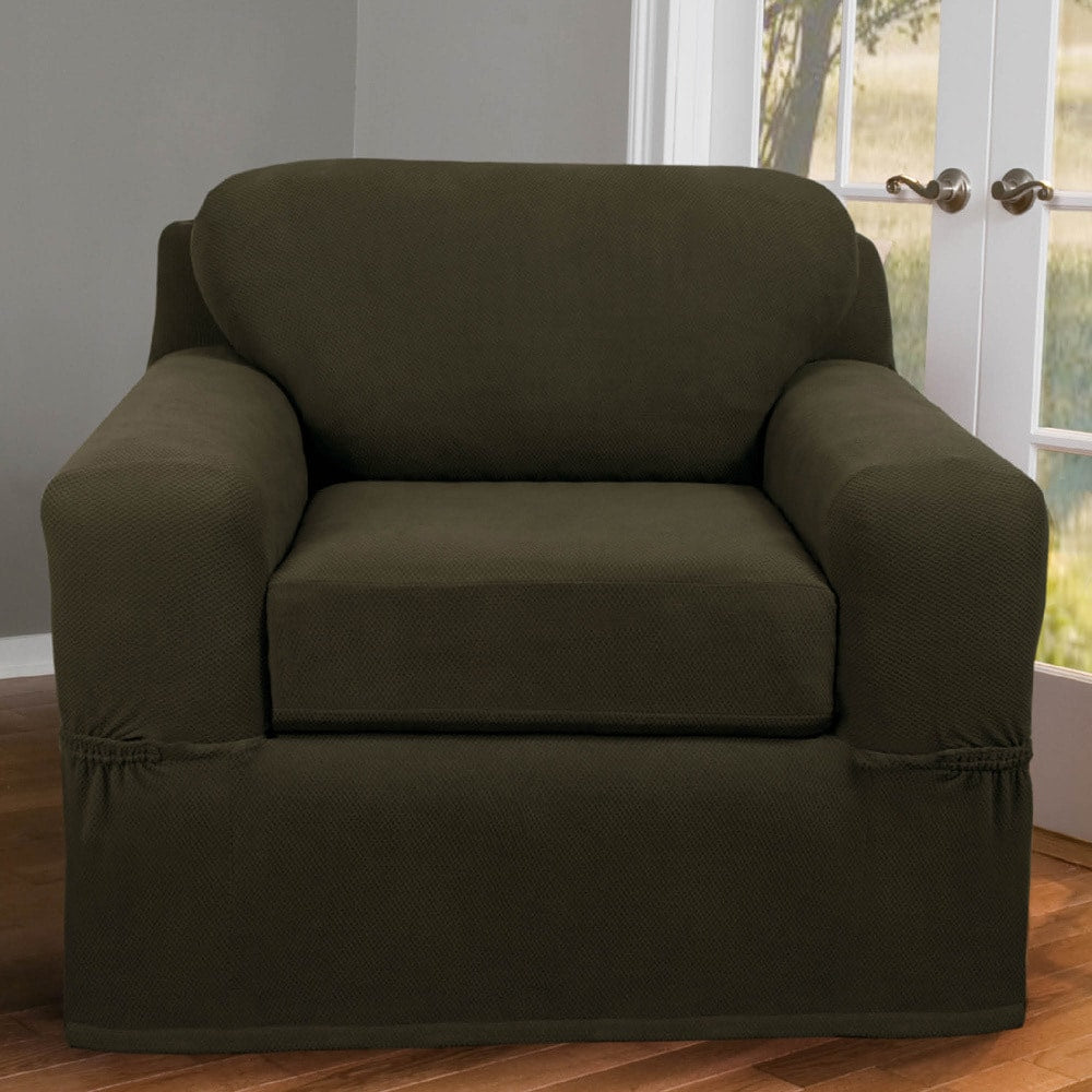 Maytex Stretch Pixel Chair 2 Piece Furniture / Slipcover