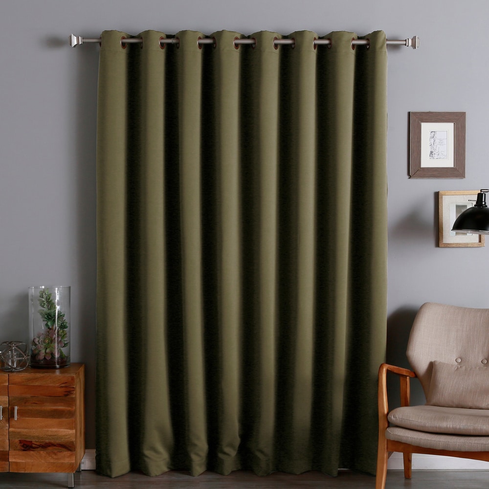 Aurora Home Extra Wide Thermal 96-inch Blackout Curtain Panel - 100 x 96 - 100 x 96