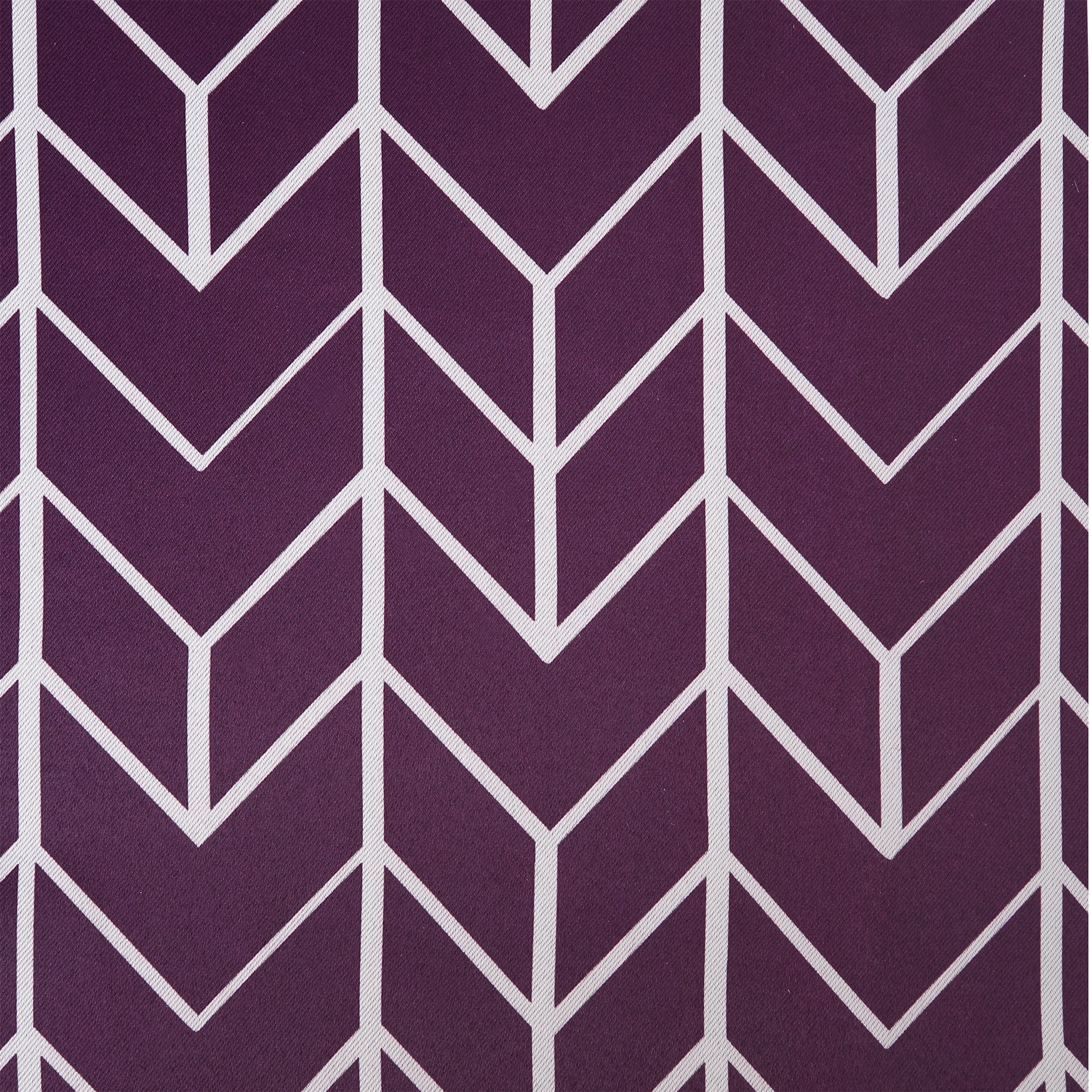 Sun Zero Kenwood Chevron Blackout Grommet Curtain Panel, Single Panel