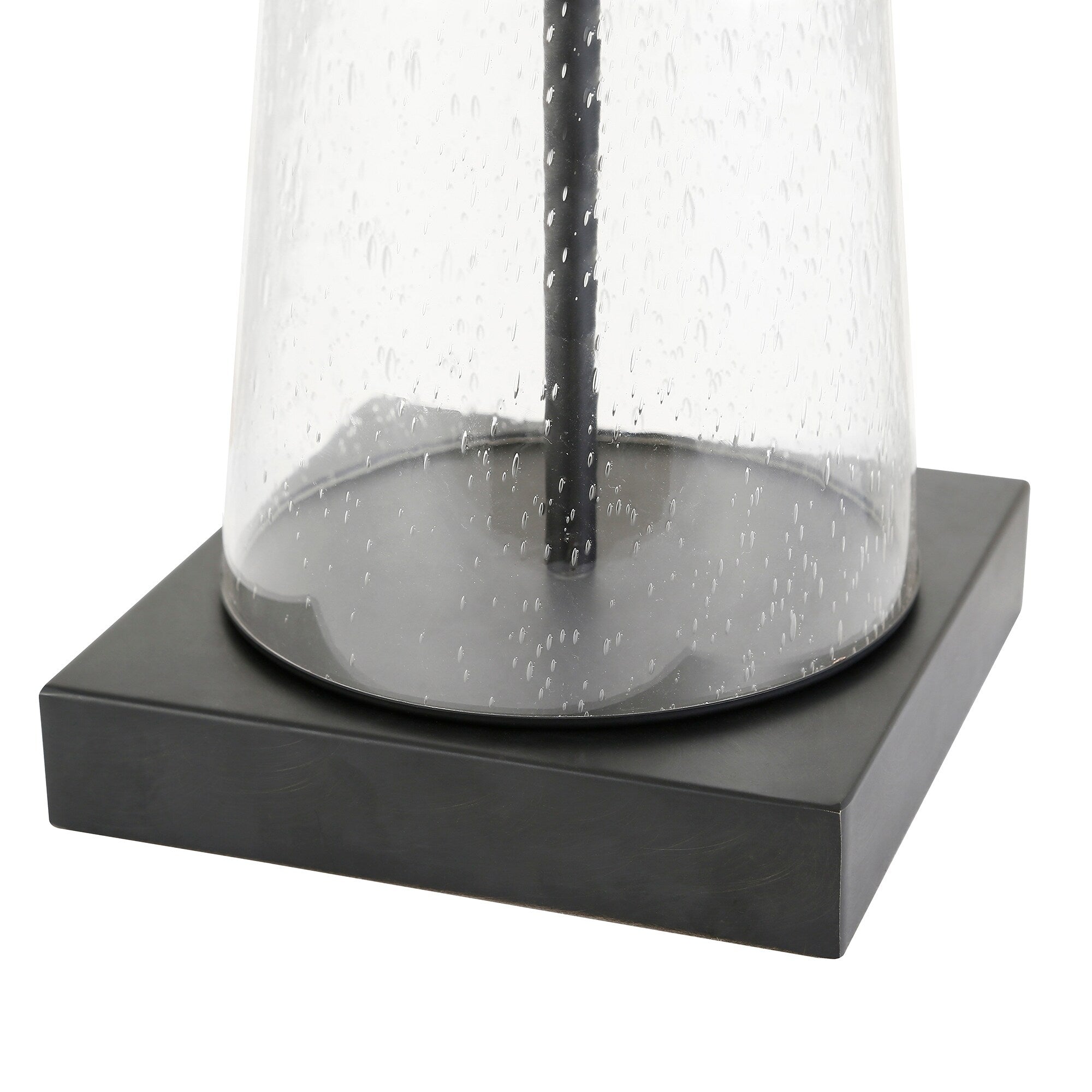 Dax Tapered Seeded Glass Table Lamp