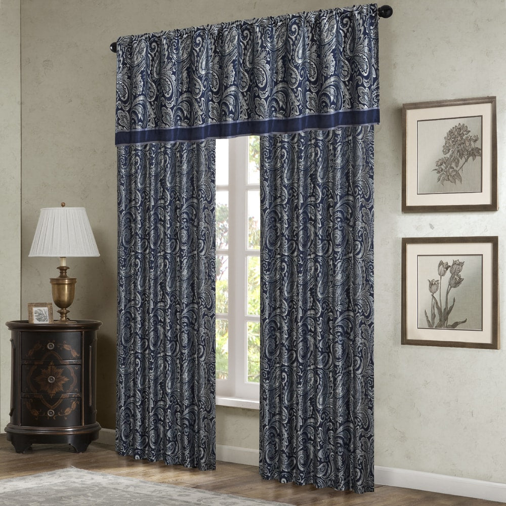 Madison Park Whitman Jacquard Valance - 50 x 18