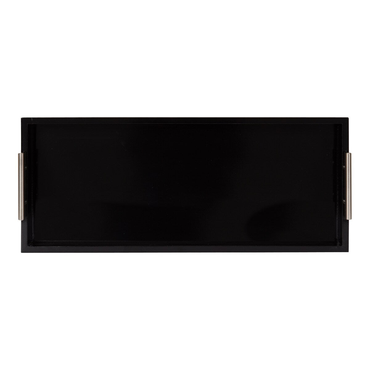 Kate and Laurel Lipton Narrow Rectangle Wood Accent Tray - 10x24