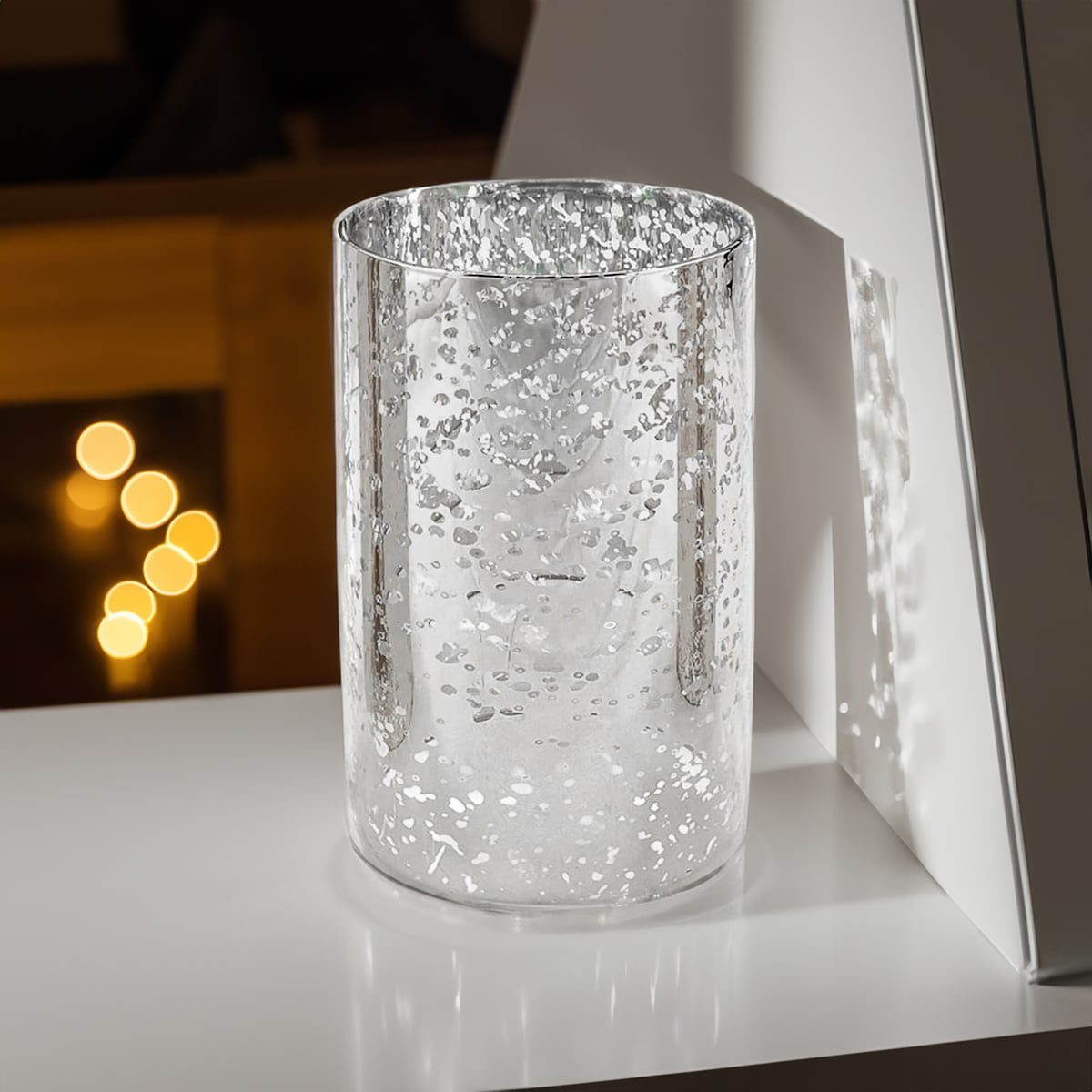 Decorative Glass Cylinder Hurricane Chimney Tube, 1 Piece