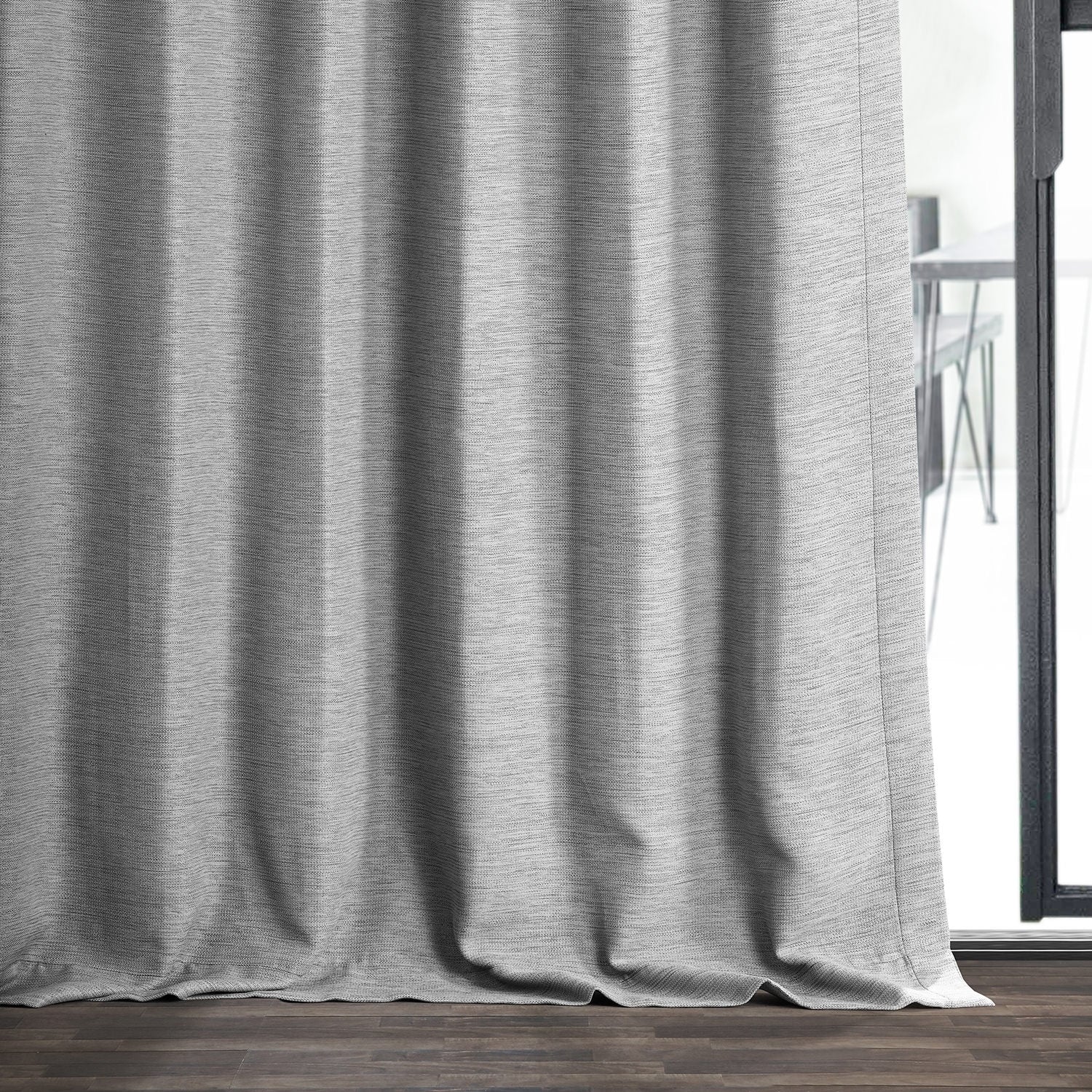 Exclusive Fabrics Grey Bellino Room Darkening Curtain Panel (1 Panel)