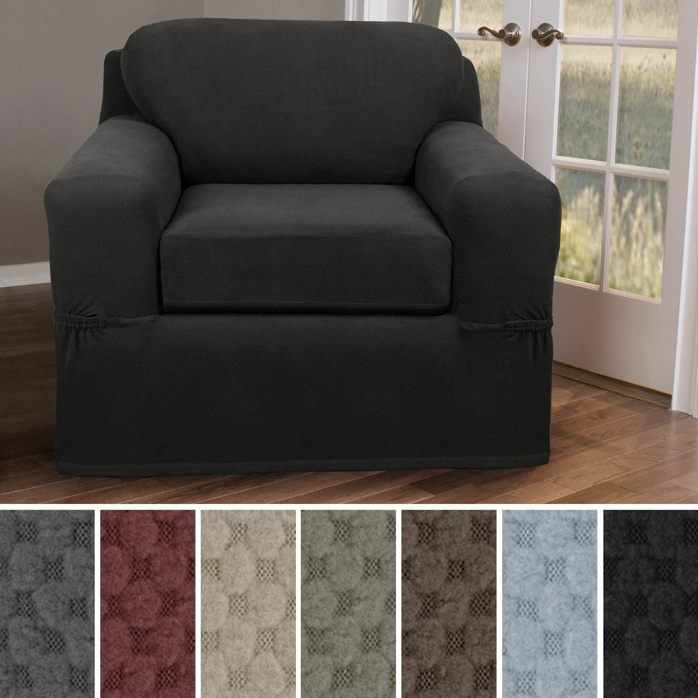 Maytex Stretch Pixel Chair 2 Piece Furniture / Slipcover