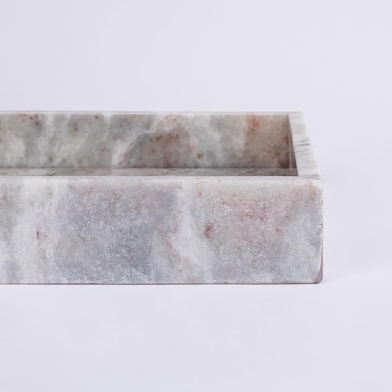 Aurora Home Marble Rectangle Tray