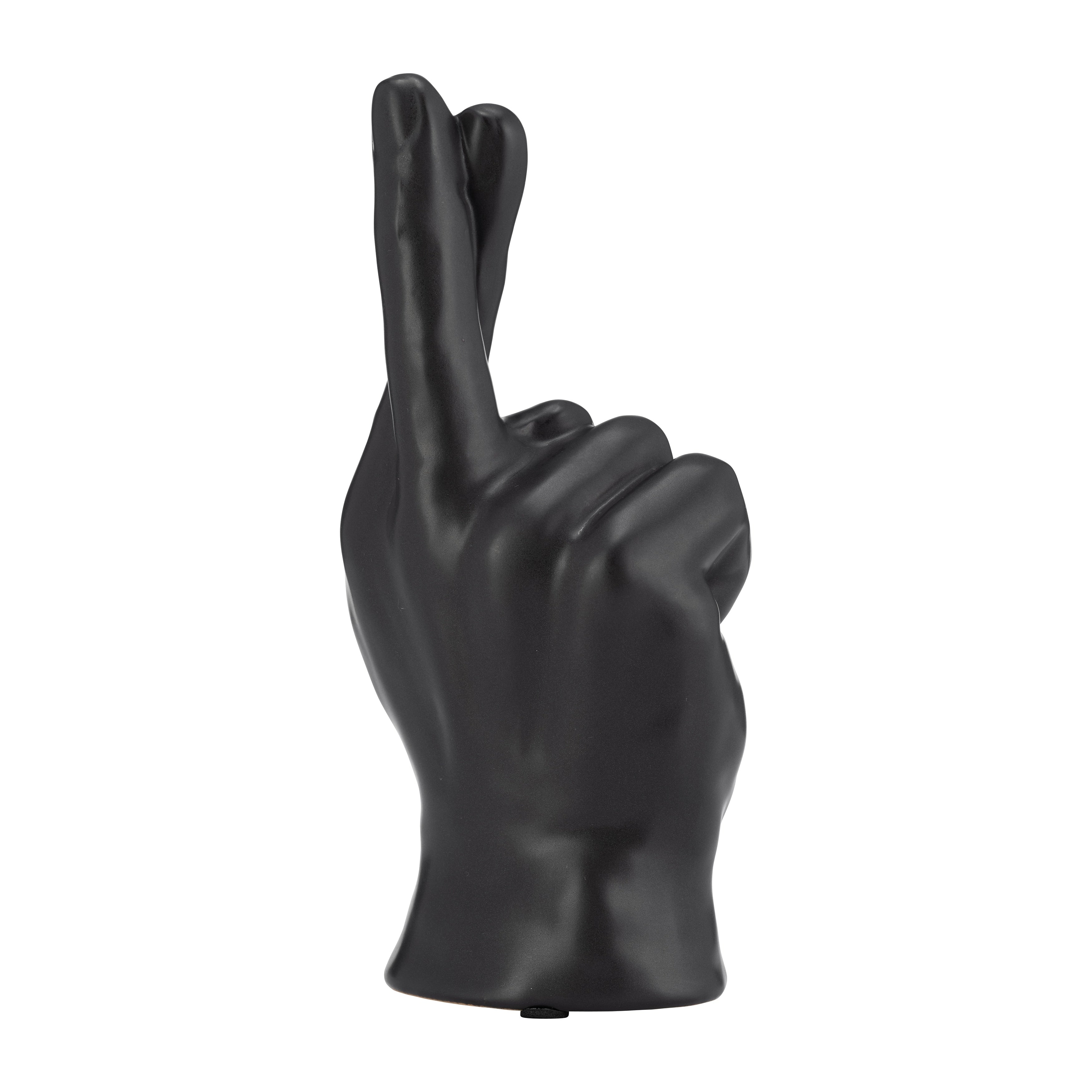 Sagebrook Home Ceramic Hand Statue Decor Symbols