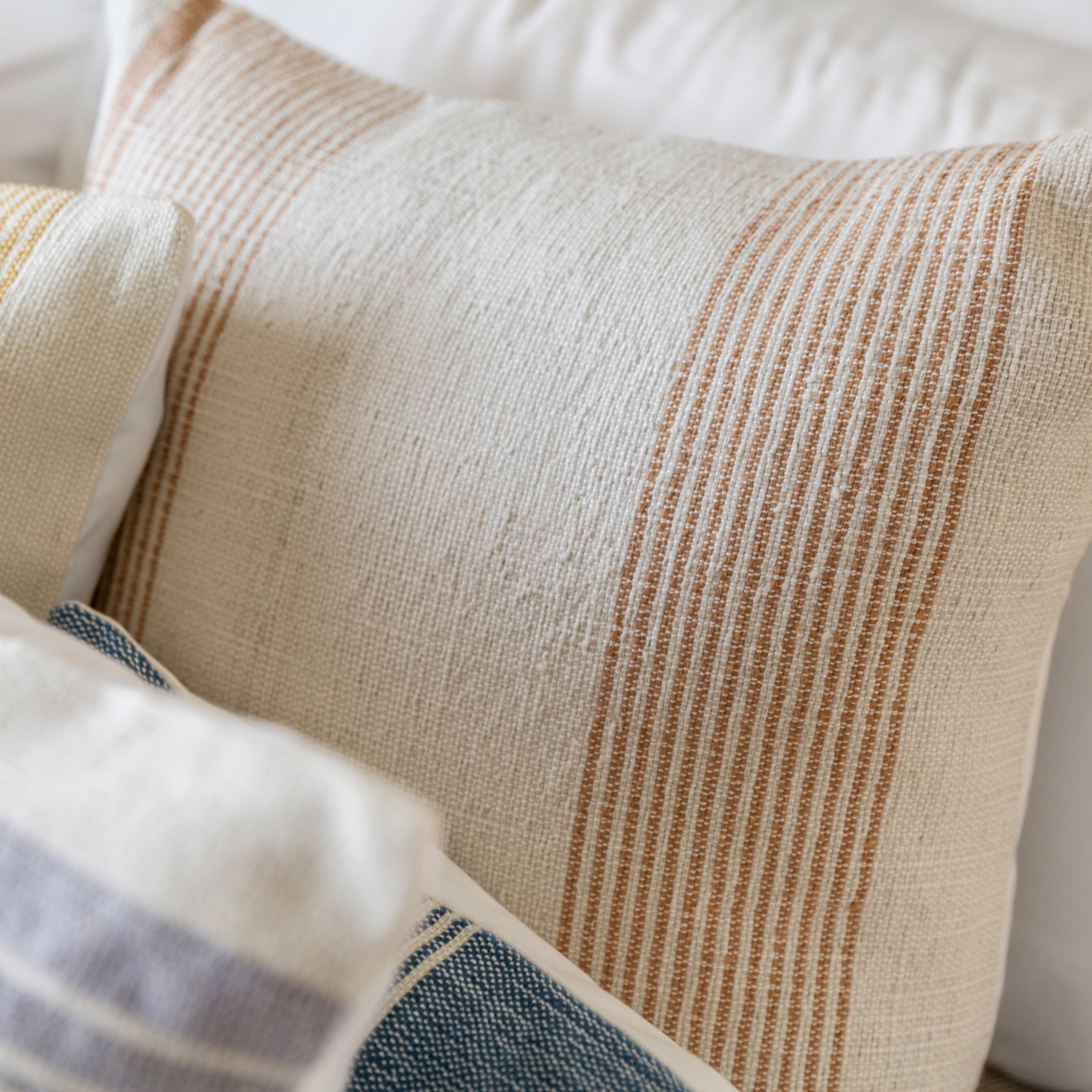 Seine Indoor/ Outdoor Striped Pillow