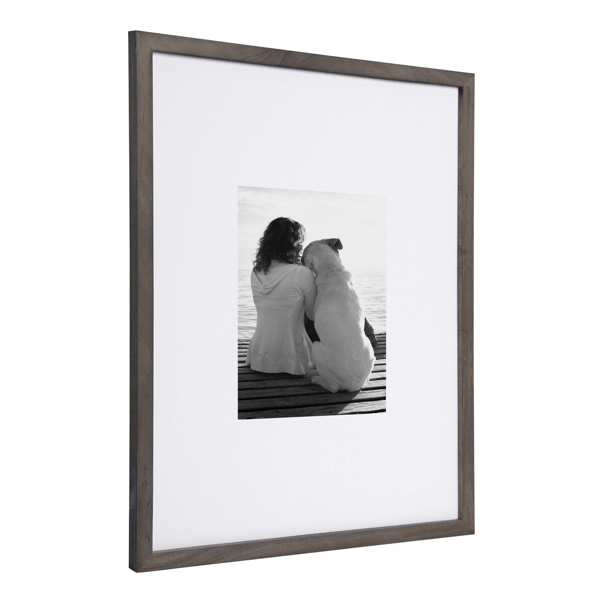 DesignOvation Gallery Wood Wall Picture Frame, Set of 2