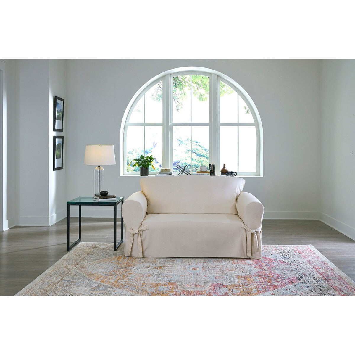 SureFit Duck 1 Piece Loveseat Slipcover