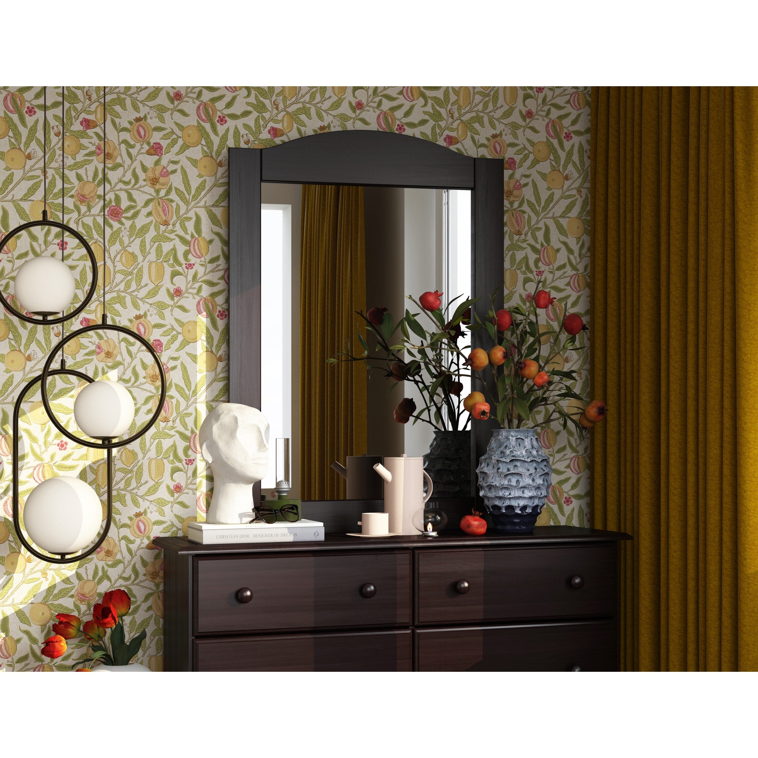 100% Solid Wood Frame Mirror by Palace Imports