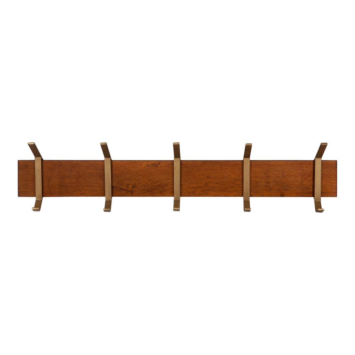 Kate and Laurel Rossmore Modern 5 Hook Shelf - 5 Hooks