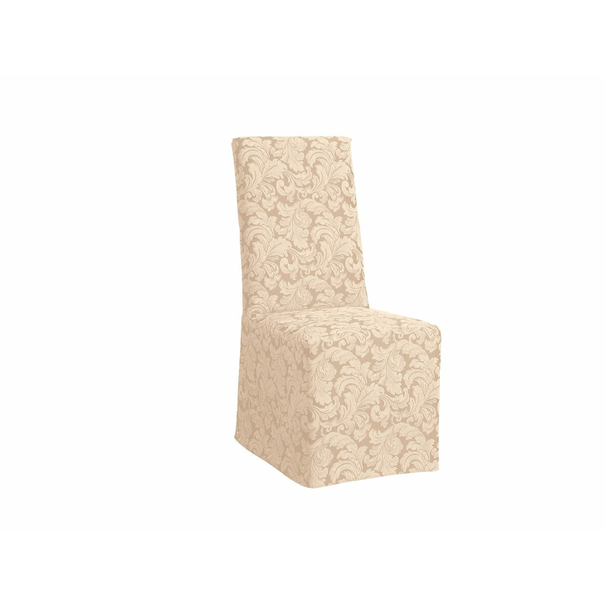 SureFit Scroll Long Dining Chair Slipcover