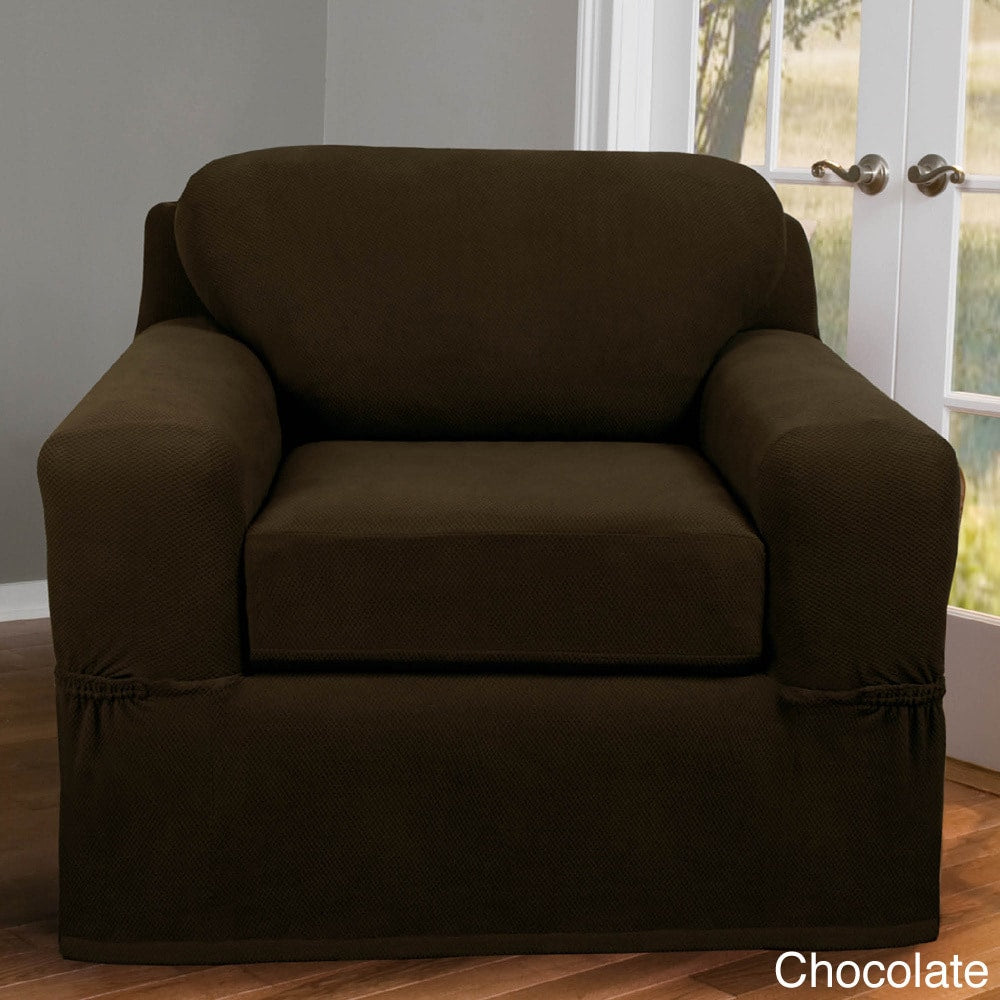 Maytex Stretch Pixel Chair 2 Piece Furniture / Slipcover