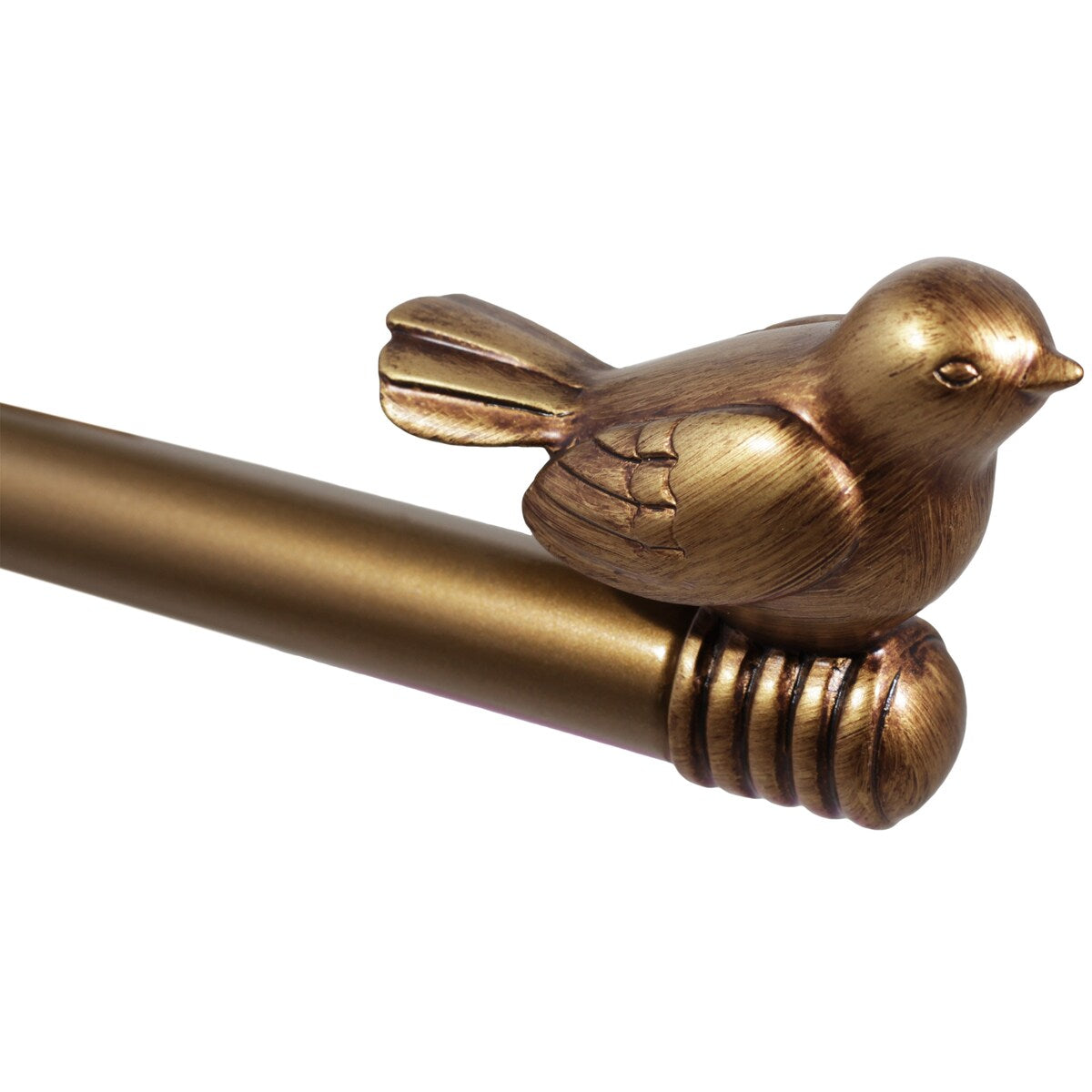 Cute Bird Finial Adjustable Decorative Designer Curtain Rod