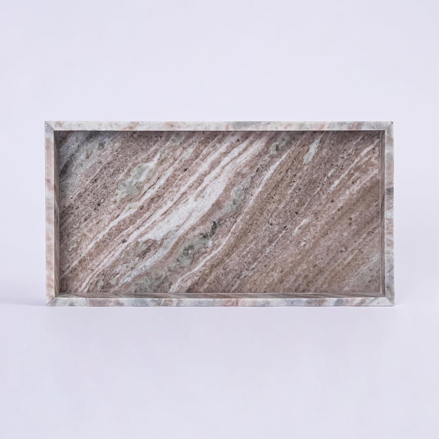 Aurora Home Marble Rectangle Tray