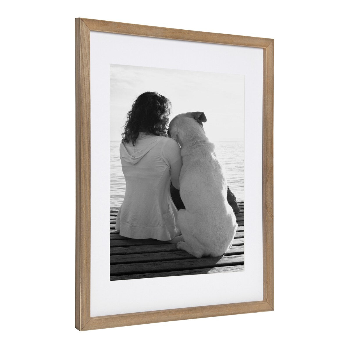 DesignOvation Gallery Wood Wall Picture Frame, Set of 2