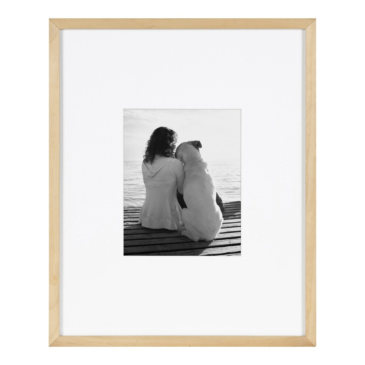 DesignOvation Gallery Wood Wall Picture Frame, Set of 2