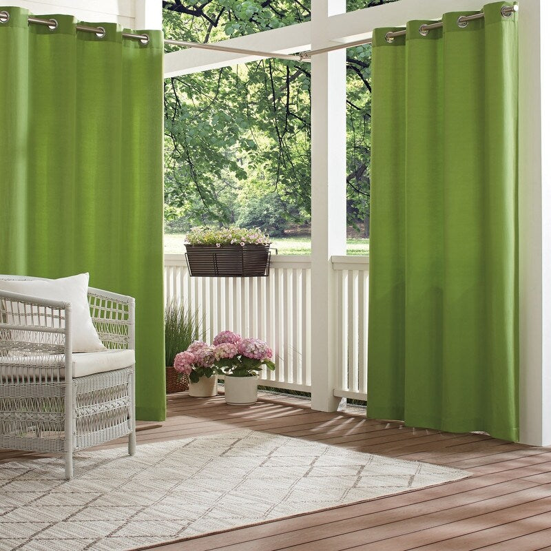 Waverly Sun n Shade Hampton Solid Indoor/Outdoor Grommet Panel