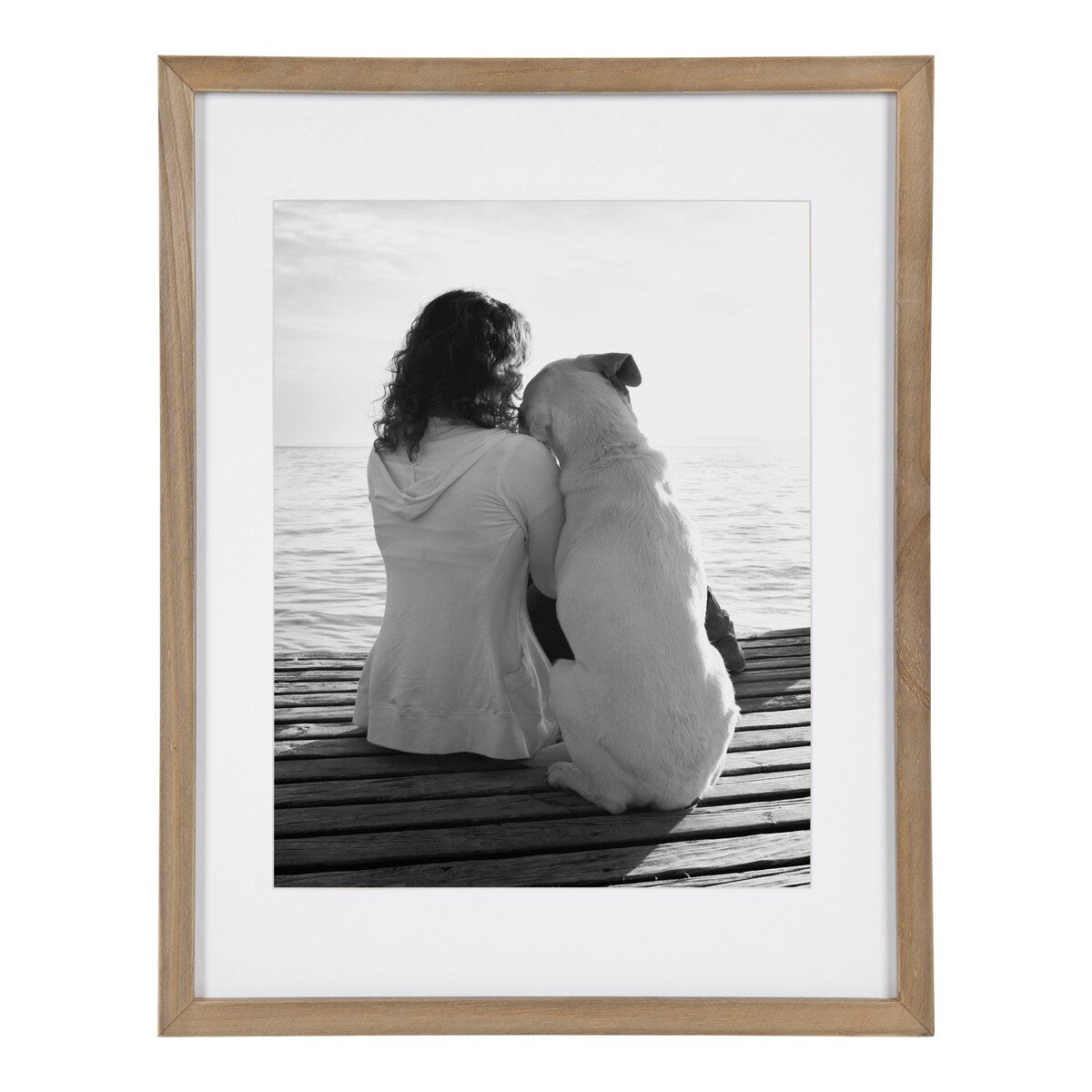 DesignOvation Gallery Wood Wall Picture Frame, Set of 2