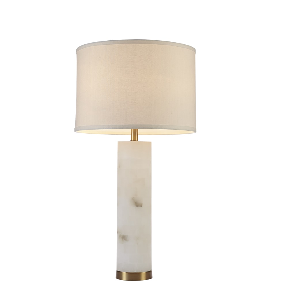 INK+IVY Prague Alabaster Table Lamp