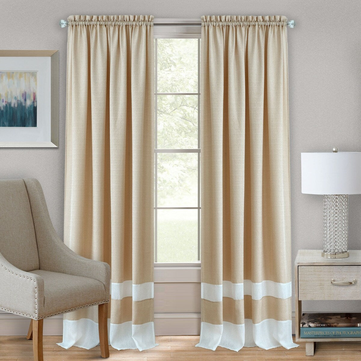 Darcy Rod Pocket Window Curtain Panel